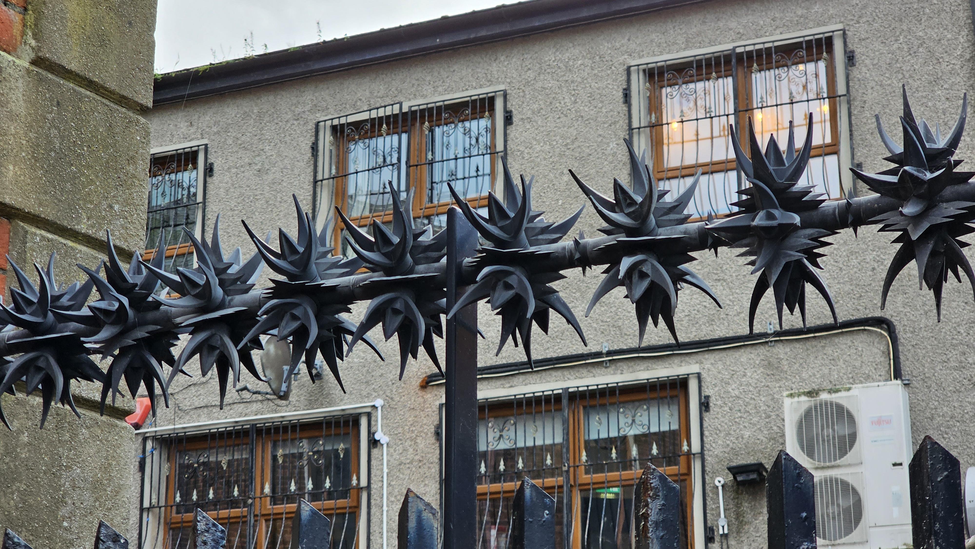 The most beautiful Gate Spikes I've ever seen.