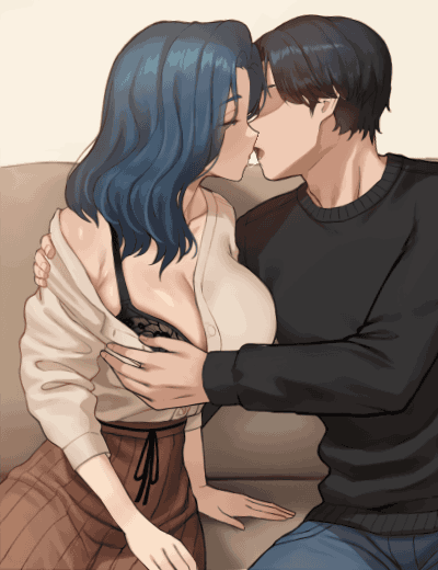 Hentai art featuring busty anime girls and men in interracial sexual situations, including ahegao and ecchi poses.