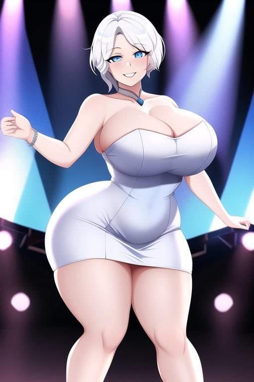 Hentai art featuring busty anime girls and men in interracial sexual situations, including ahegao and ecchi poses.