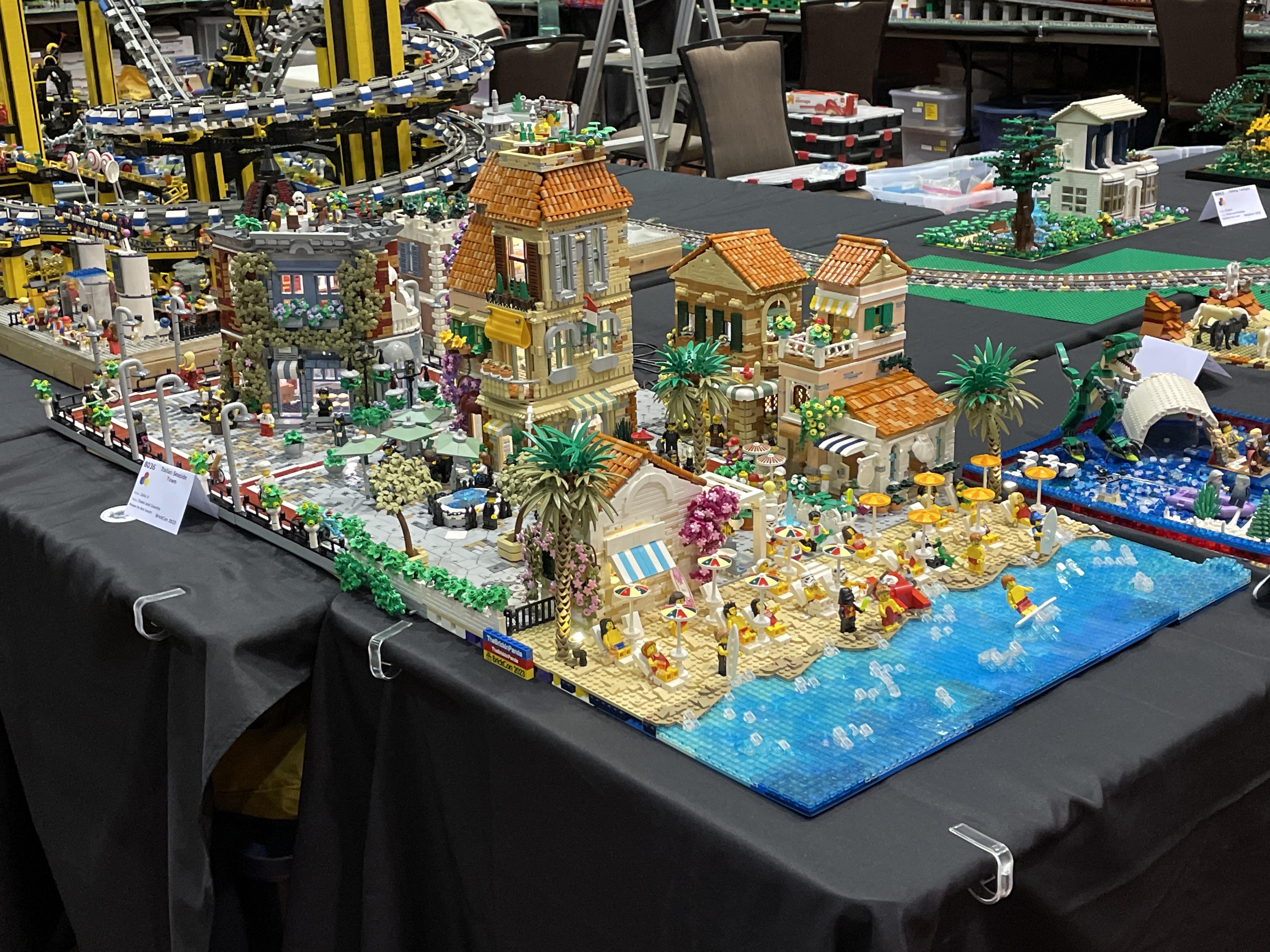A few shots of my setup for BrickCon 2023 | Scrolller