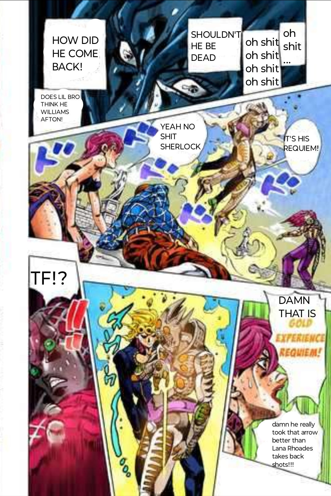 Peak JoJo manga moment