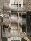 Using cast iron grates over a fire
