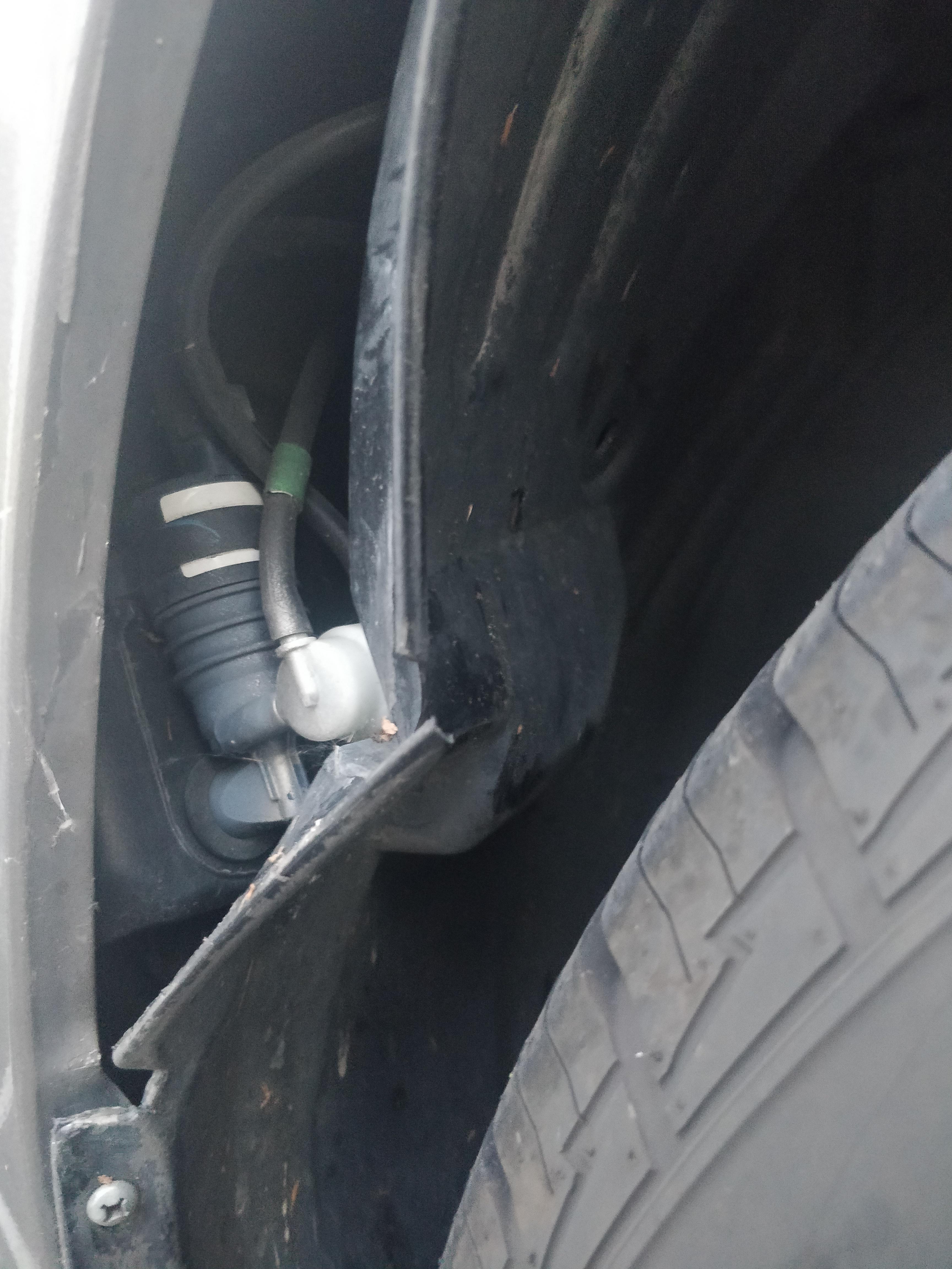 What is this inside the front right wheel well?