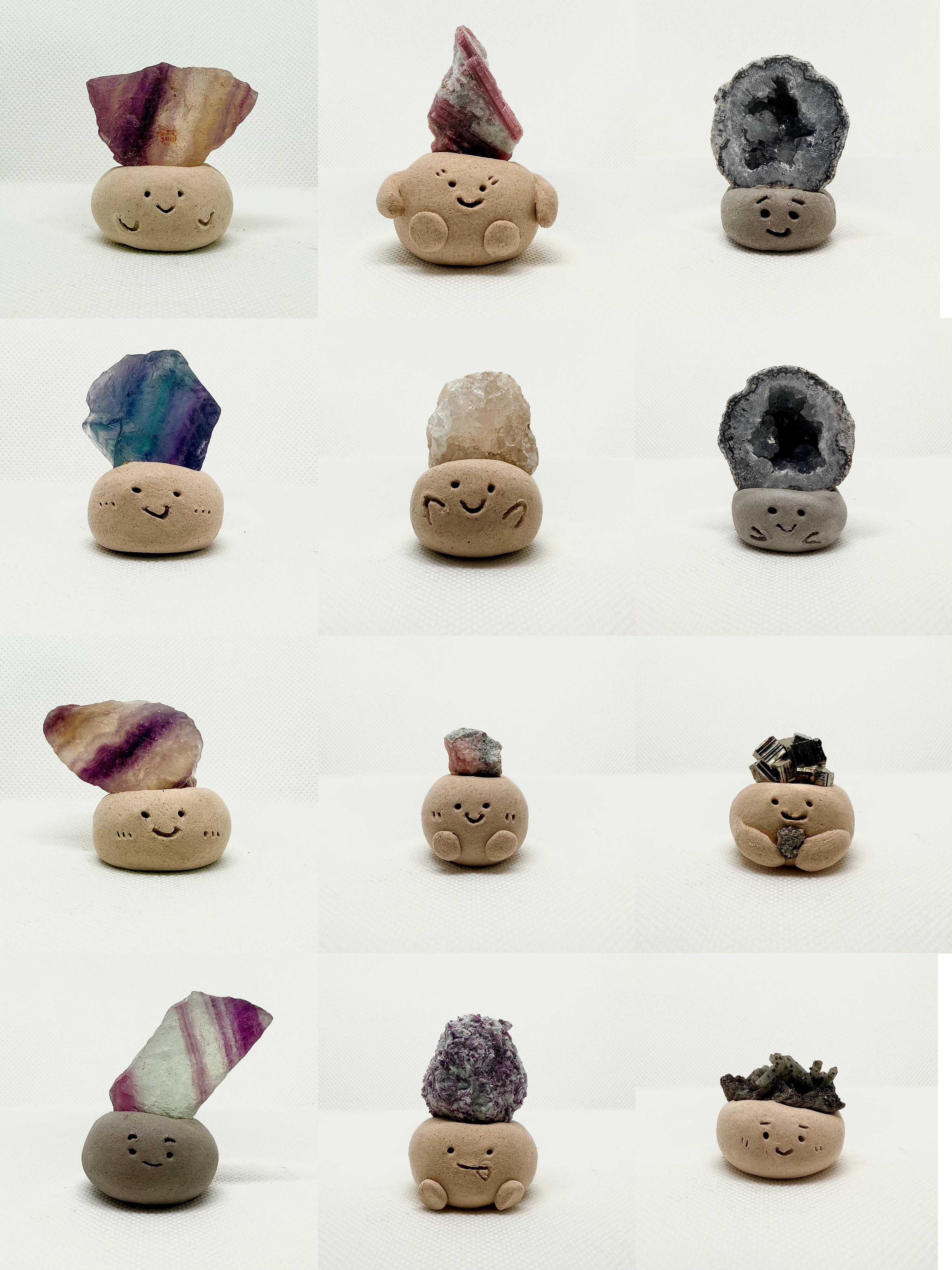 Stone Smiling I made these crystal smiling stones :) | Scrolller