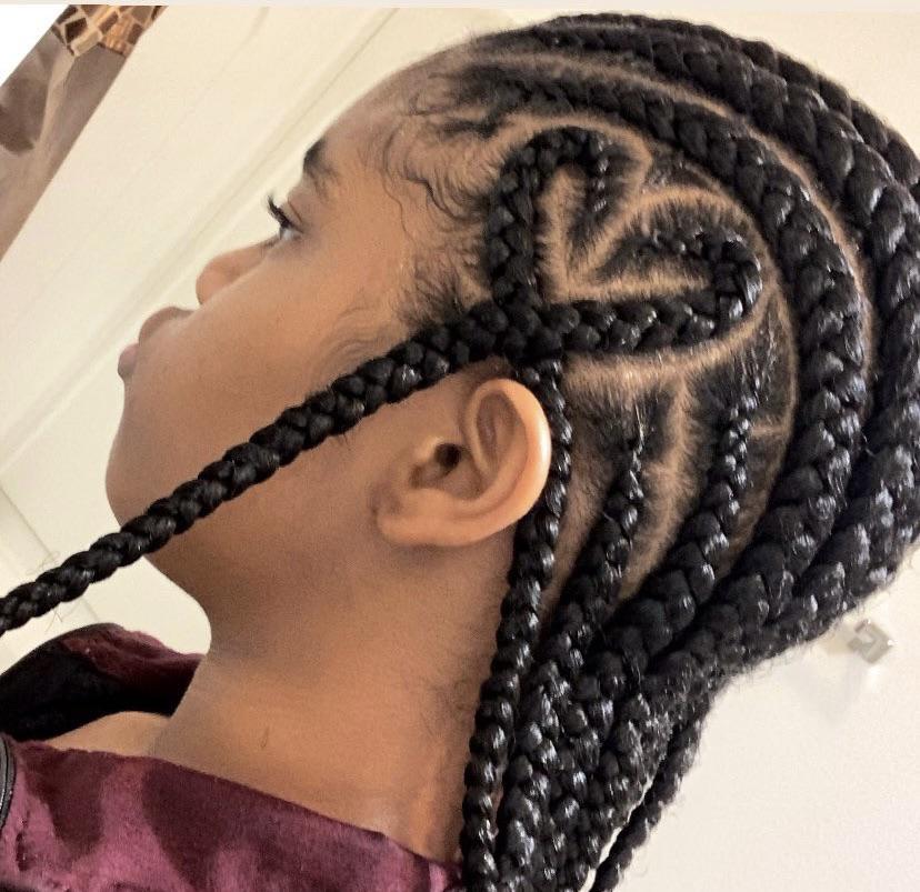 Did these braids in my hair and damn i did that