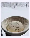 Got over a ft of snow overnight. Making sure my husband has warm fresu bread when he comes back from snow blowing!