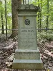 original grave of John Penn, signer of the Declaration of Independence.. Stovall, NC