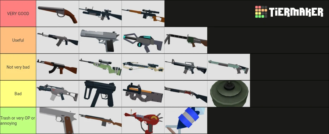 Here is area 51 weapons(for killer mode) any thought? | Scrolller