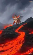 Arcanine Fan art by me!