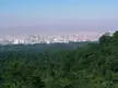 View of São Paulo, the 5th largest city in the world and the largest outside Asia from Serra da Cantareira, a natural park located in the city's north side