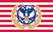 A Flag from an alternate future where the US becomes a literal Empire (IMPΞRYUM ΛMΞRIKΛNUM)