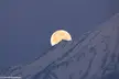 Mount Ararat and a full moon