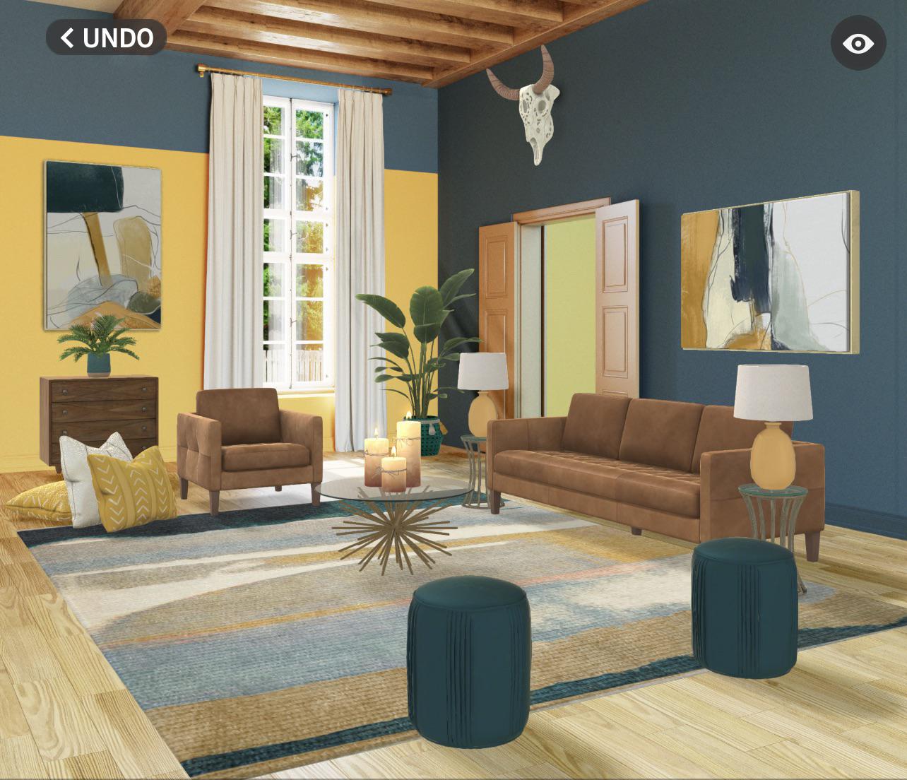 This is the last of my #1 fav rug 😭 I don’t wanna lose it but I feel like maybe this room is the one it’s been waiting for. I can’t bring myself to submit it yet. Lemme get some honest feedback. Anything you would change in this room? My fav rug deserves an awesome final room 😖