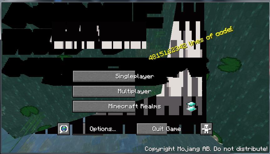 Decrypted Minecraft Look Help! My friend’s Minecraft looks like this. It’s basically unplayable ...