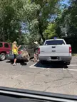 Just saw someone walking their emu.