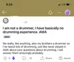 One of the most annoying Reddit trends lately (on a drum sub)