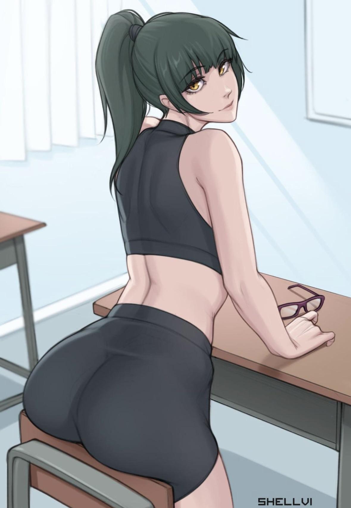 Busty anime girls in lingerie, swimsuits, and revealing clothing for a college roommate roleplay.