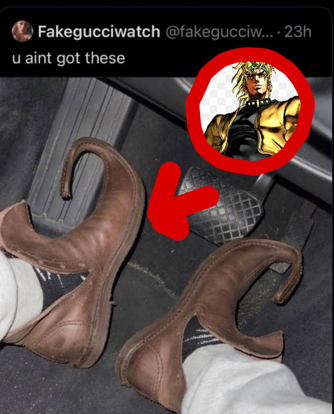 DIO with his goofy elf shoes