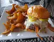 One of my favorite burgers from a local restaurant, the Bad Bama Jama with Alabama whit BBQ sauce