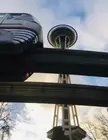 Retrofuturism at its finest. Monorail and Space Needle, Seattle, WA.