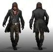 I wanna dress up as him for holoween, what is he waring under his cloak