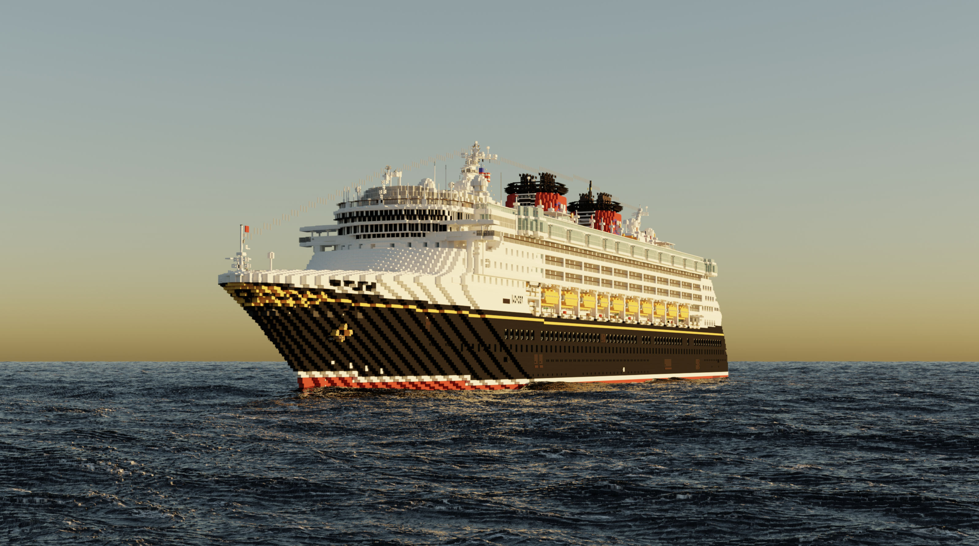 Render of my updated Disney wonder reproduction, the scale is 1/1 ...