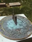 Sundial in Woodland Cemetary, Dayton, OH | Grow old along with me, the best is yet to be.