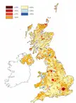 Map of the state of biodiversity in the UK