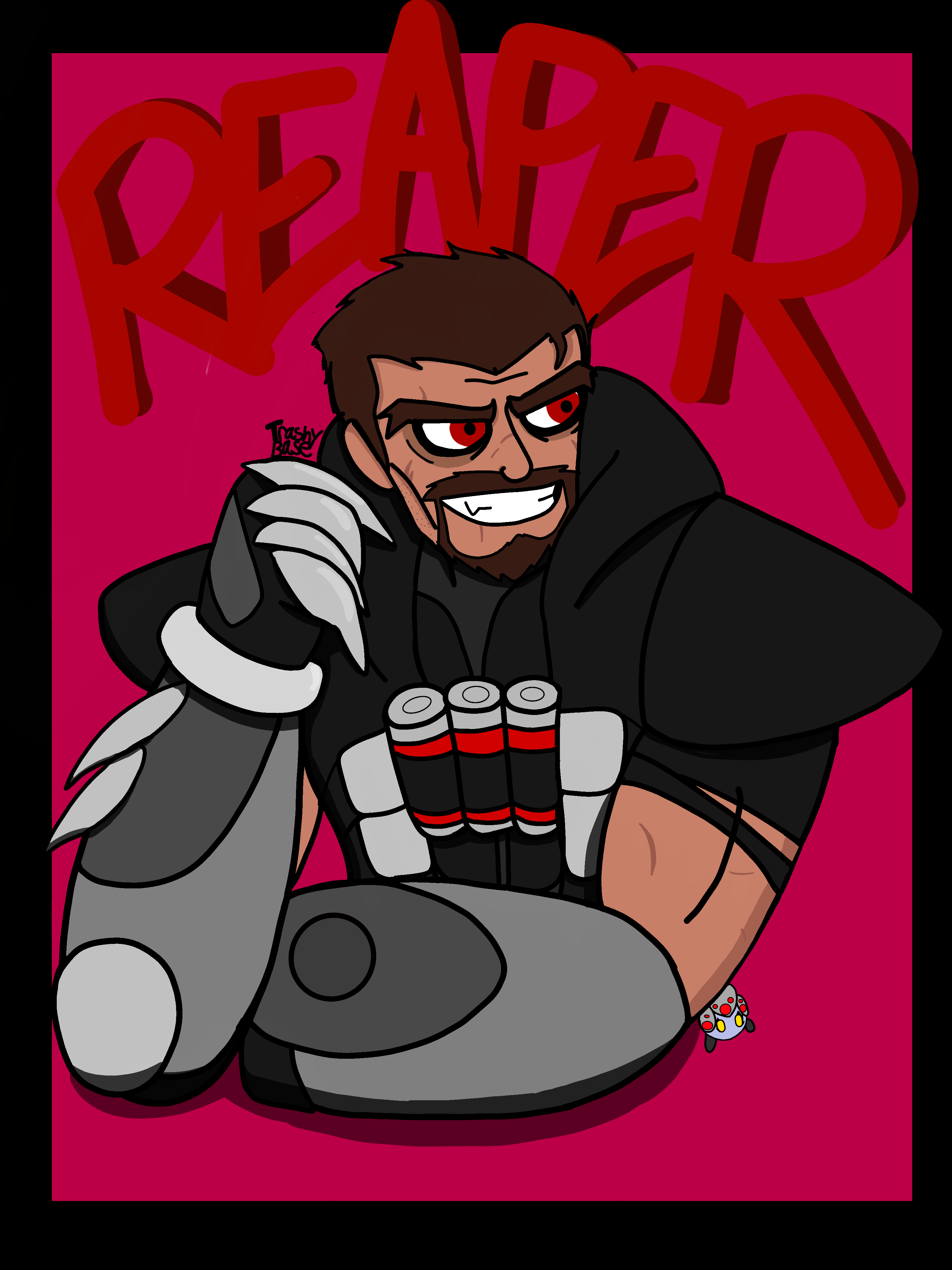 Unmasked Reaper by me