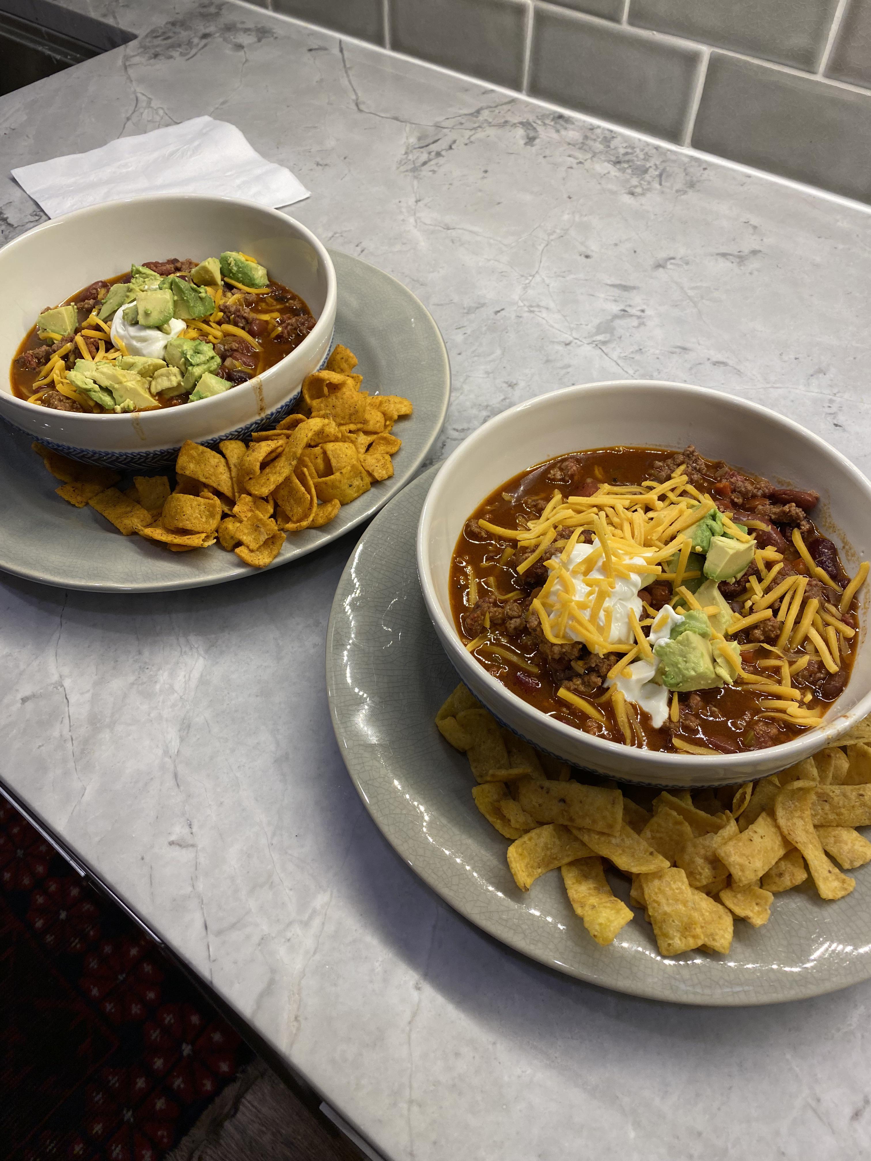 1st attempt at Over-the-Top Chili