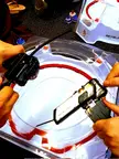 For the past 2 major local ACG conventions, there's always 1 group of Bladers that brings X Stadium(s) to the lobbycon area to play. My countrymen also scout for neighborhood centers, various ground floors of apartments & sky gardens to play Beyblade at; this be increasingly socially-acceptable.