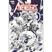 Avengers Sketch Cover I made for fun! I inked it simultaneously with the Conan Cover! AVENGERS ASSEMBLE!