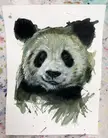 Happy panda, Me (Lindsey Munson), Mixed Media, 2022