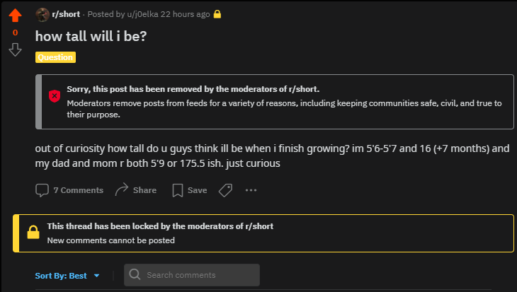 why was this post removed? its fine but im just curious what the issue was so i can not do that issue or be secretly annoyed at mods (also pls dont answer the question of th removed post since i dont want to side step the mods.) ;)