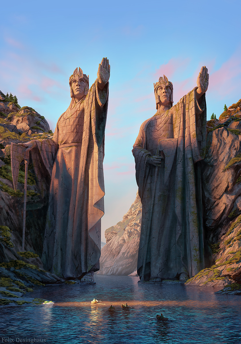 The Argonath by Felix Oesinghaus