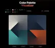 I built a color palette visualizer with the ability to share to others via link or image