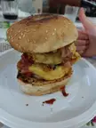 Sunday double cheese burger