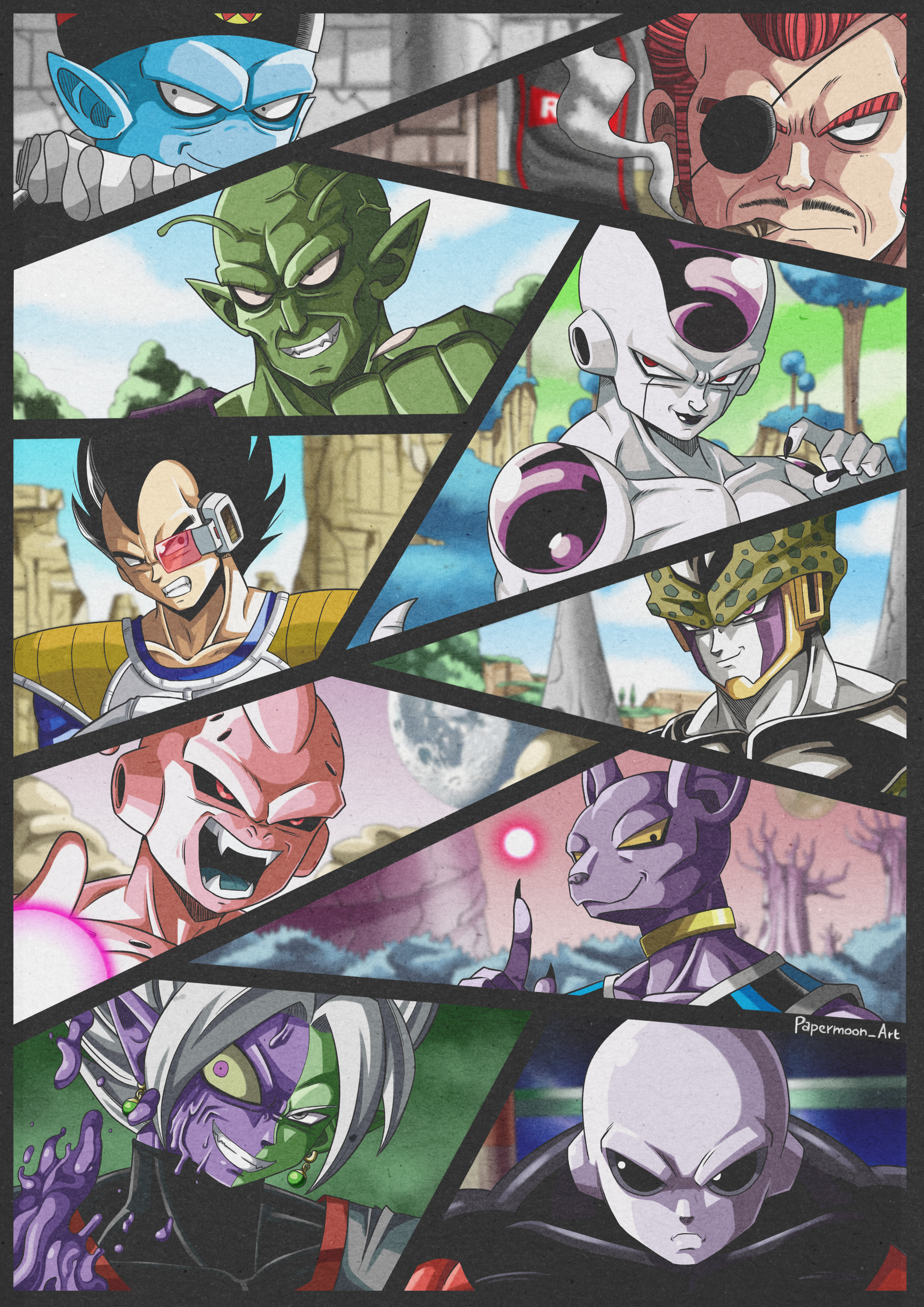 Artwork Of almost Every Main Villain In Dragon Ball By Me Scrolller artwork-of-almost-every-main-villain-in-dragon-ball-by-me-scrolller
