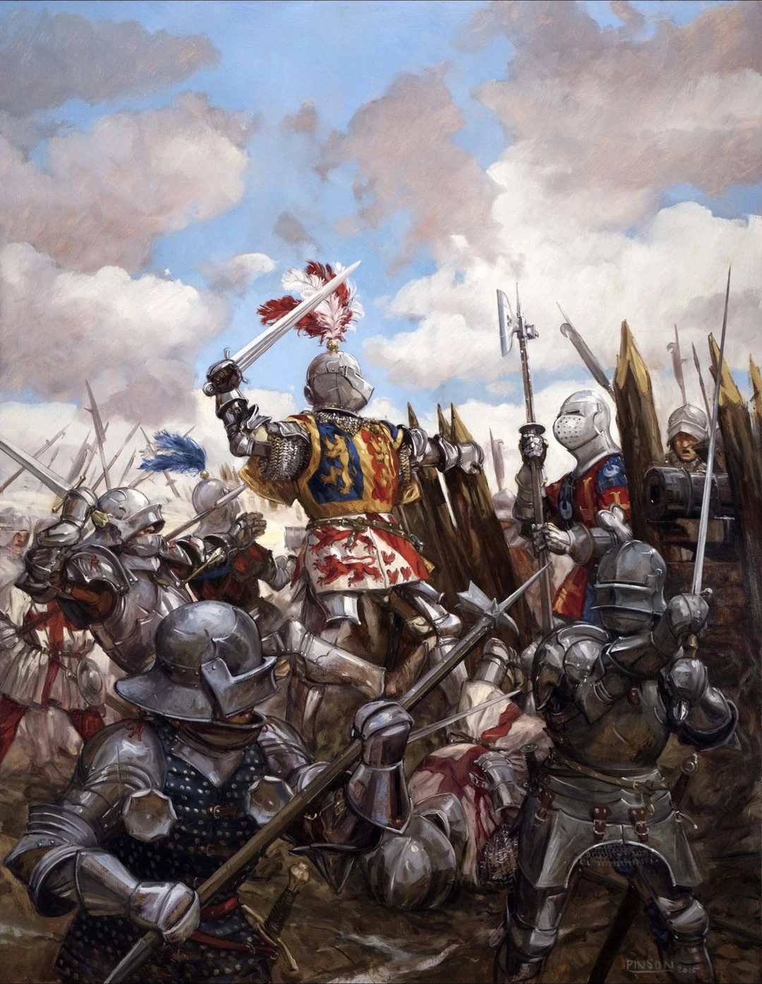 Battle of Castillon by Ugo Pinson. | Scrolller
