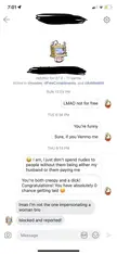 Reddit incel asked for nudes, when I said no he accused me of not actually being a woman, and then deleted his messages so I can’t show them. I’ll include a synopsis in the comments