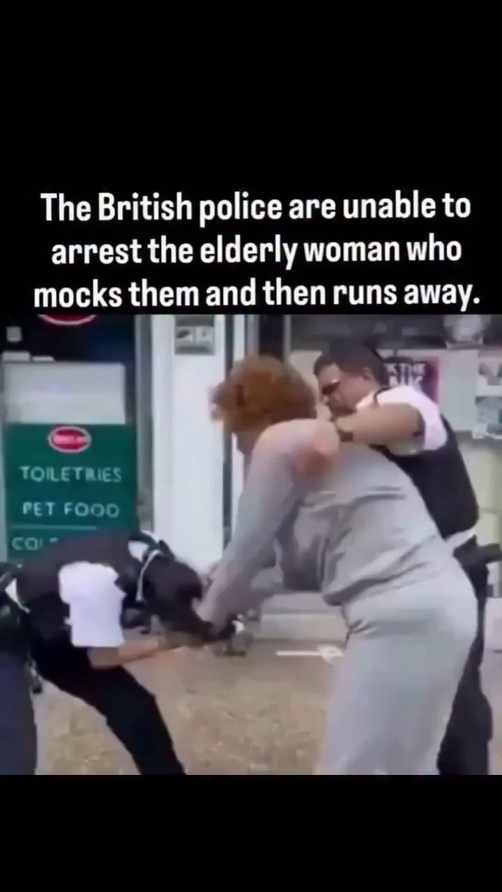 Ginger granny proves that GINGERS HAVE SOULS to British police