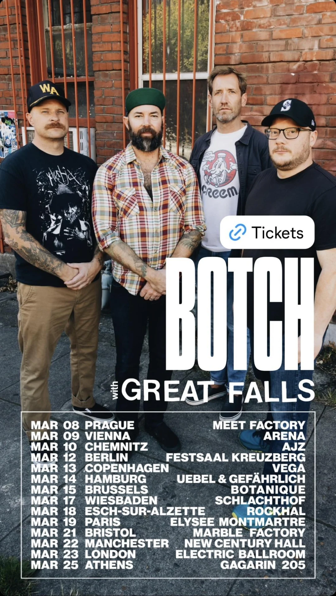 BOTCH / GREAT FALLS EUROPE TOUR!! | Scrolller