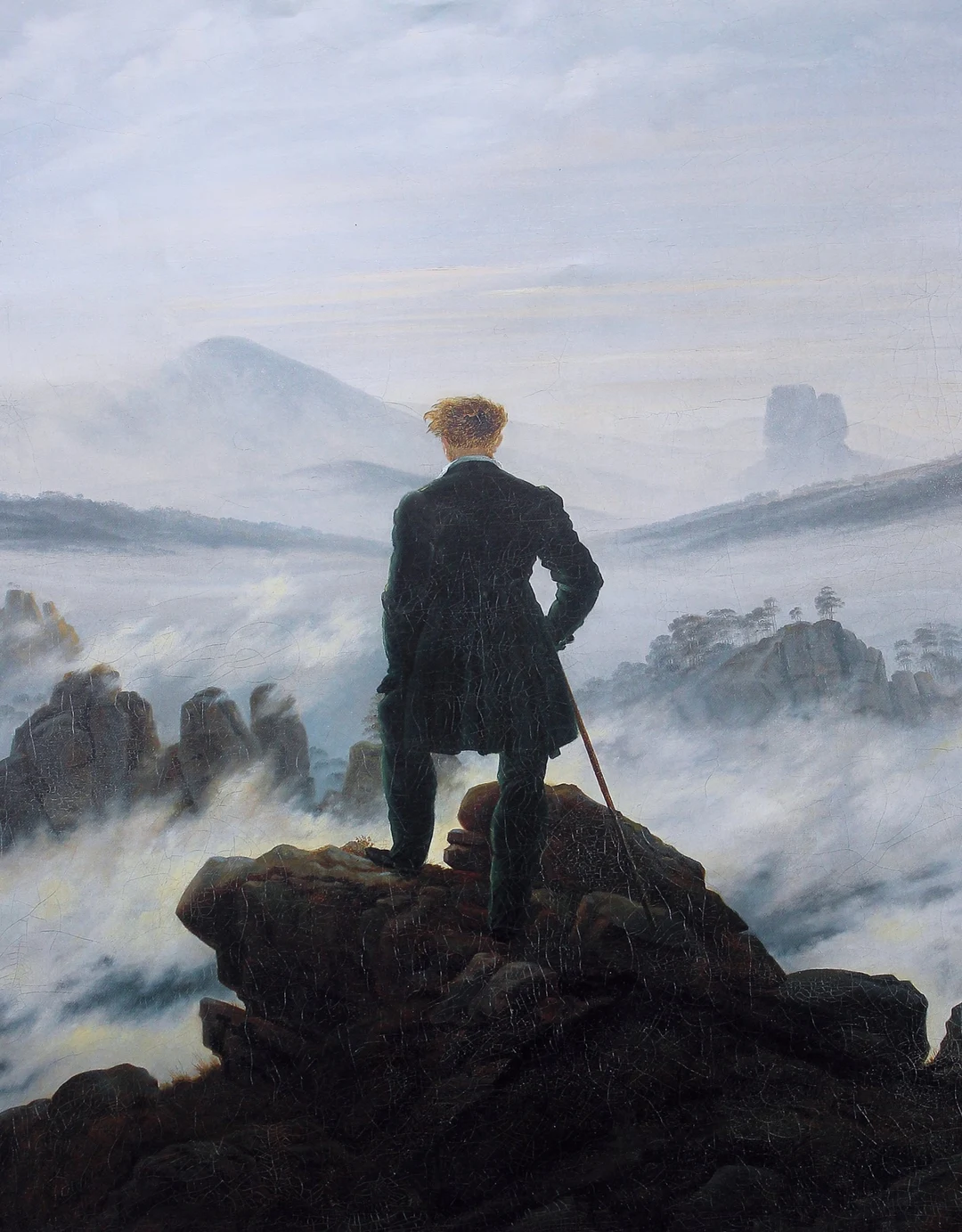 Wanderer Above The Sea Of Fog Caspar David Friedrich Oil on Canvas Wanderer Above The Sea Of Fog Caspar David Friedrich Oil on Canvas