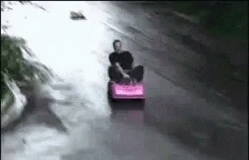 Flying by a dangerous bend symbol and then overcompensating when catching it in your peripheral is an obvious way to get in a car accident...