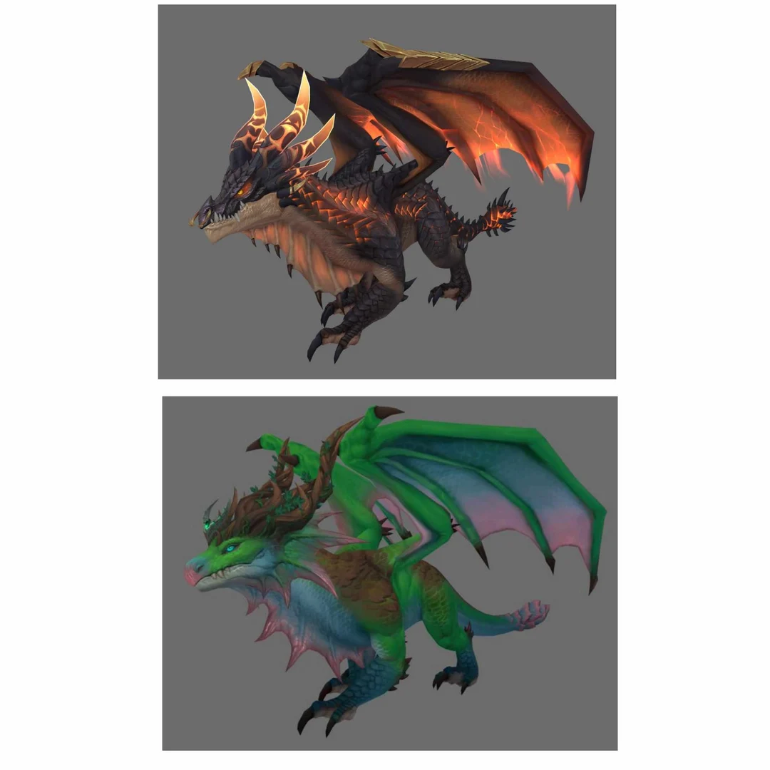 Merithra and Ebyssian updated Dragon Models | Scrolller