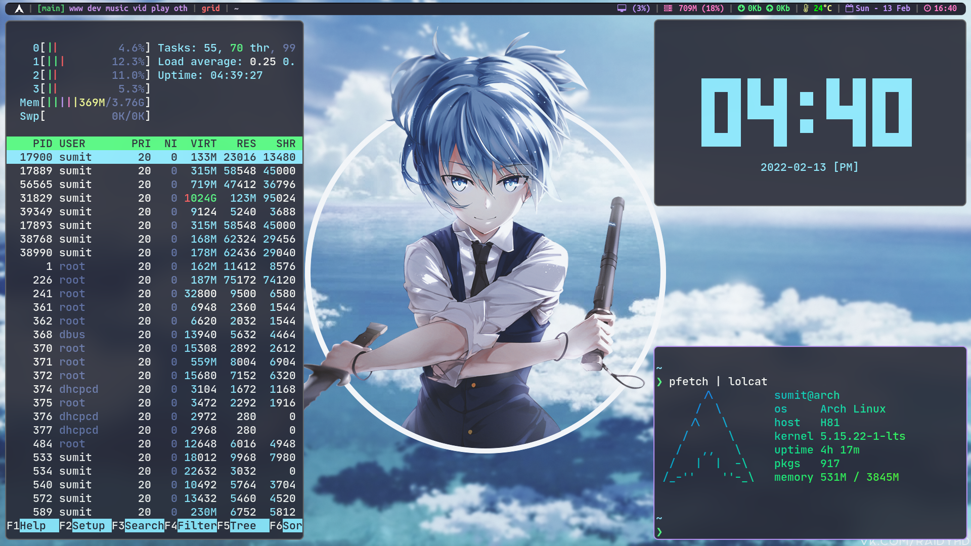 [Xmonad] First ever Linux Rice, suggestions are welcomed | Scrolller