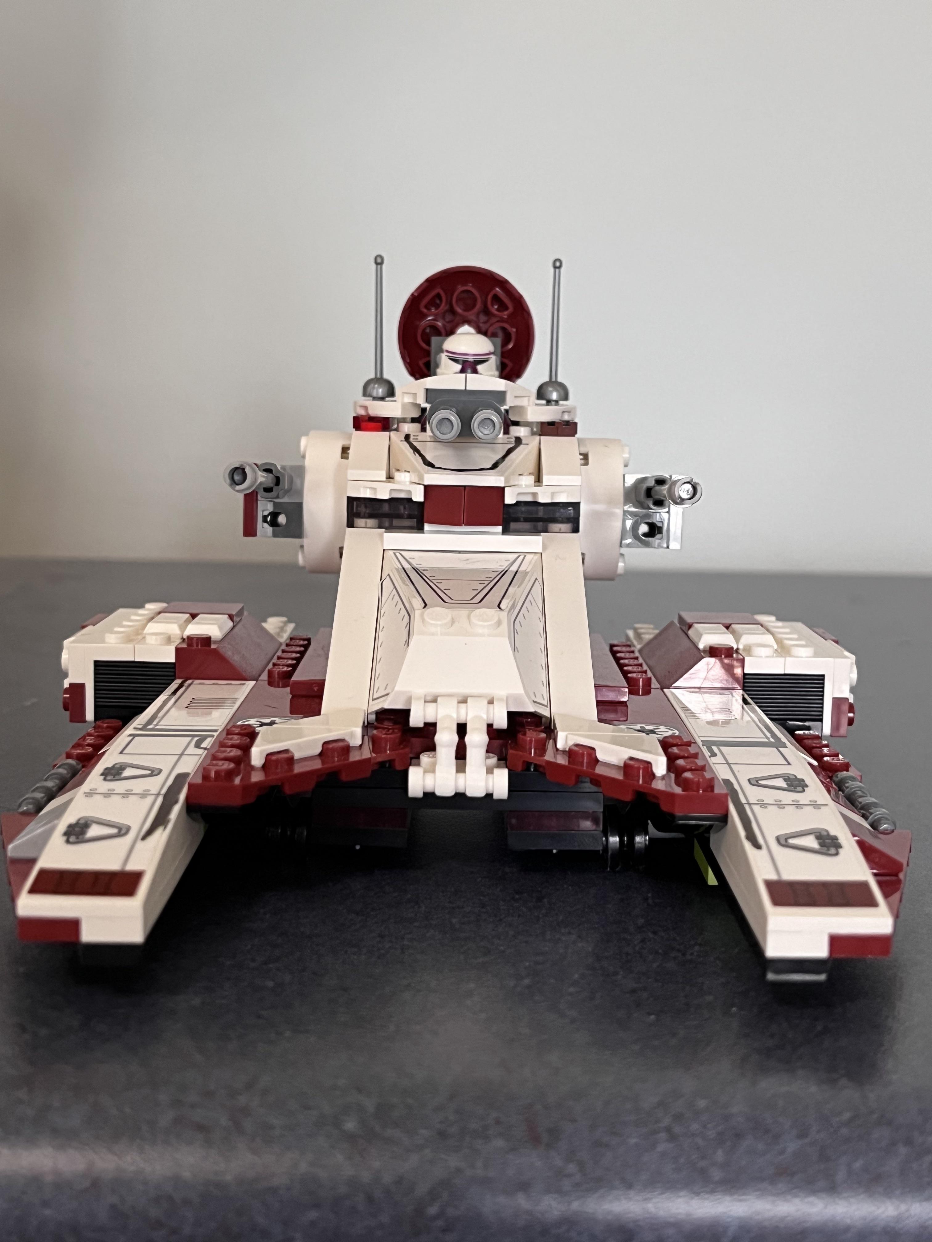 LEGO Star Wars spaceship MOC with pop art oil painting and funny comics digital art effects