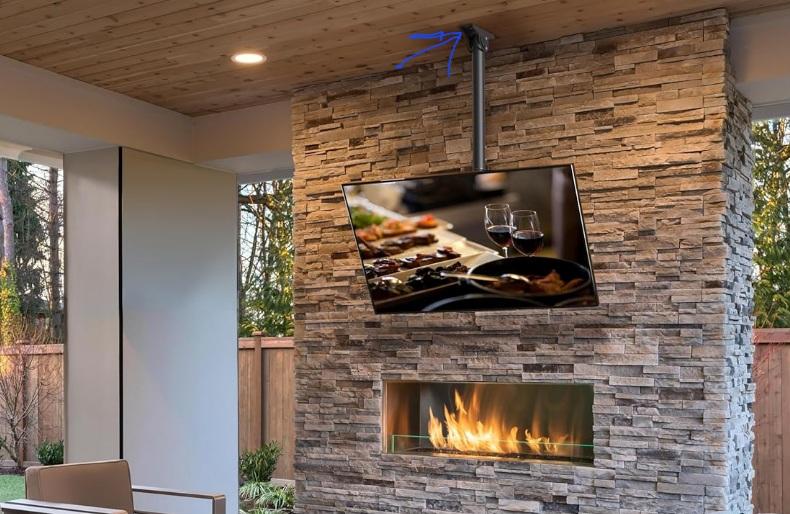 Hanging TV Mount from Pergola Rafter? | Scrolller