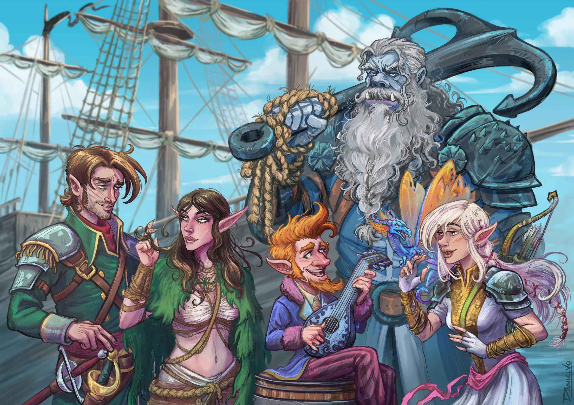 [one-off payment] Full Colored Character Art and Illustration | OC | D ...