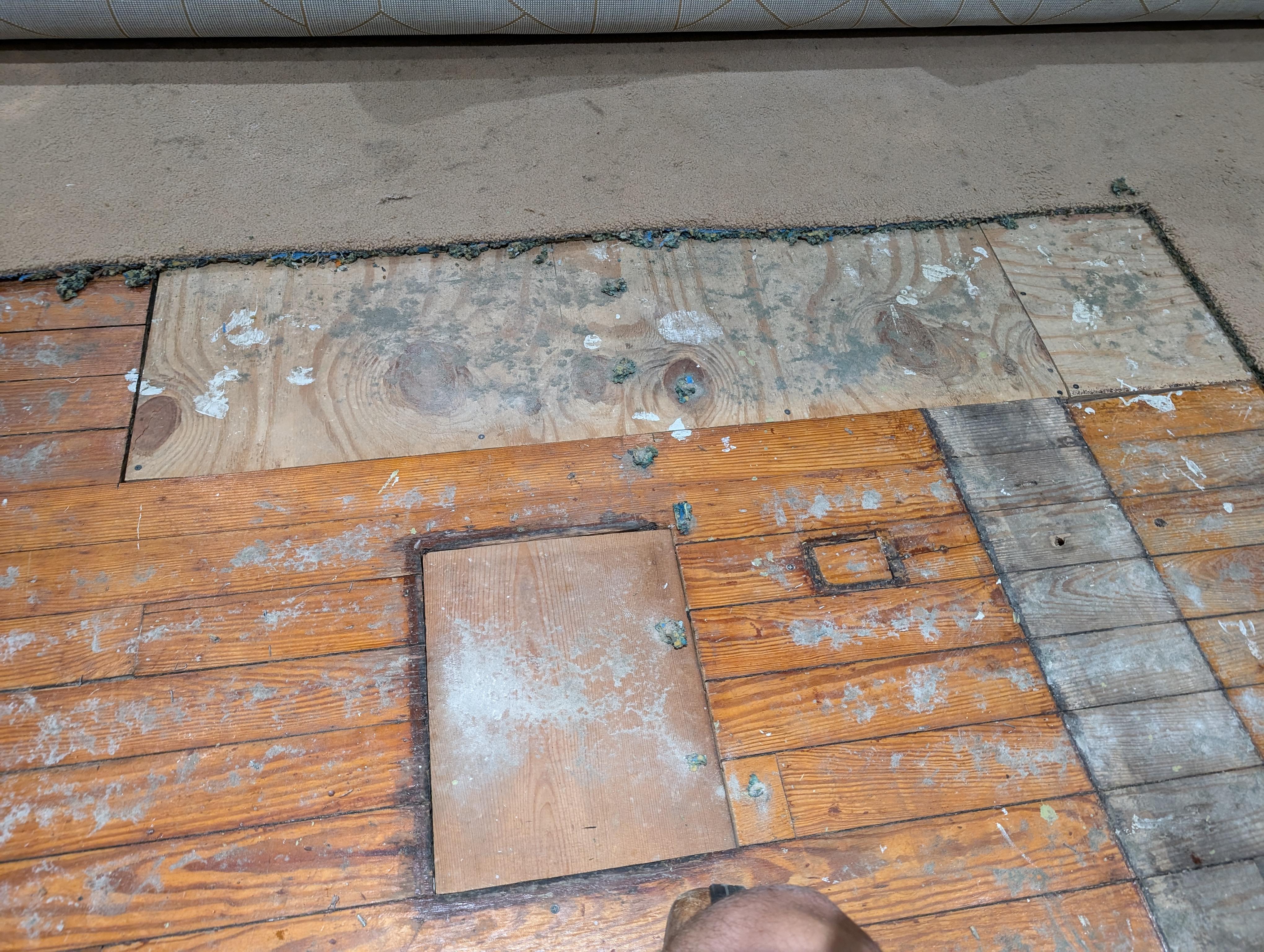 Woodwork Rough Patch How difficult is it to fill these patches with more of the original ...